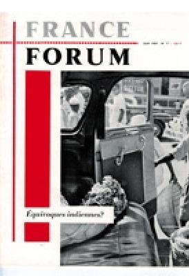 Equivoques indiennes ?, France Forum, n° 17, juin 1959